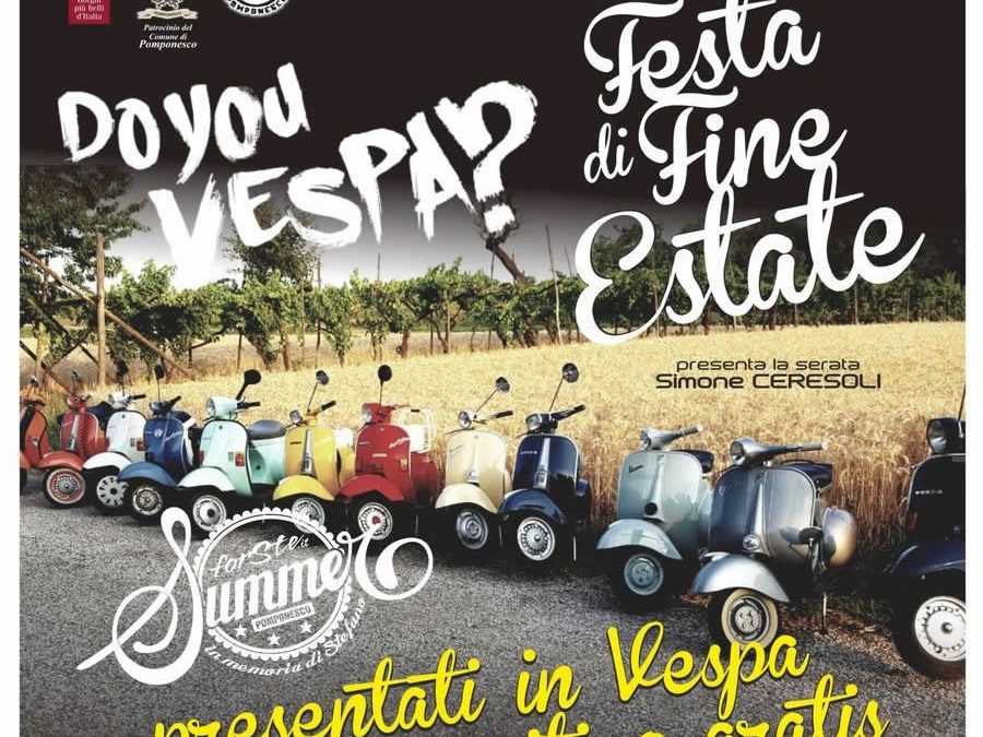 02/09/2017 – SUMMER FORSTE 2017 – Vespa party