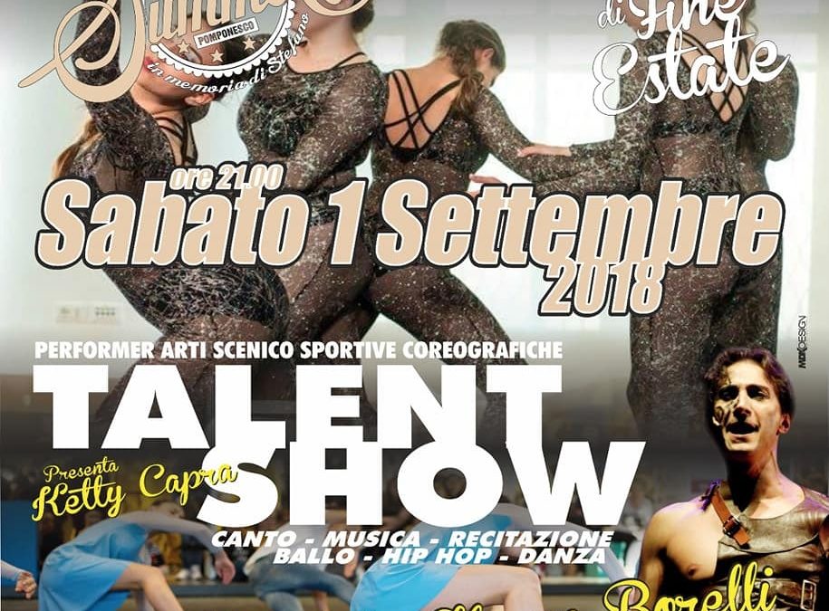 The Talent Show 1 settembre 2018